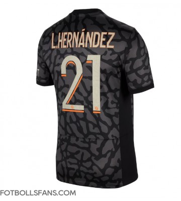 Paris Saint-Germain Lucas Hernandez #21 Replika Tredje Tröja 2023-24 Kortärmad
